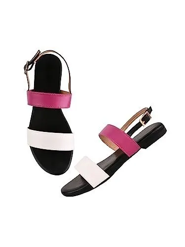 SilverArrow womens Aeris Flat Sandal, Fashion Sandals with S at ₹309