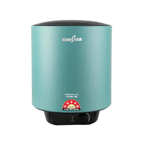 Kenstar Aqualia Vogue 25L | 5 Star Storage Water Heater | Blue Sapphire Coated Tank | 7 Yr Tank Warranty | Sapphire Blue at ₹7,199