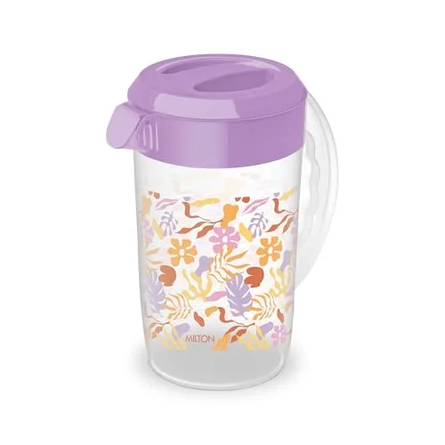 Milton H2O 3000 Water Jug Plastic with Lid for Ice Tea, Water, Juices, Milk Storage Container for Fridge, Water jugs for Dining Table, 2.76  at ₹168