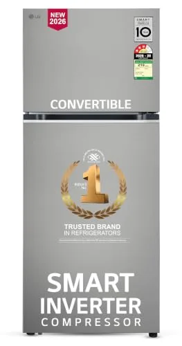LG 398 L, 3 Star, Convertible, Smart Inverter, Frost-Free Double Door, Wi-Fi Enabled Refrigerator (GLT4036SNPZ, Shiny Steel, Multi Air Flow at ₹40,990
