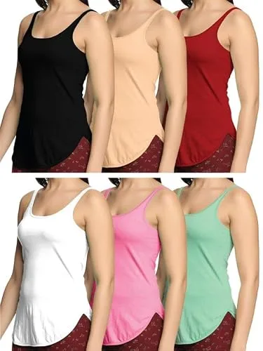 Lux Karishma Women's Slips - 100% Pure Cotton, Super Soft, Best Value(Pack of 6)(Color mayvary) at ₹209