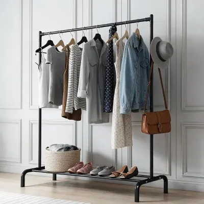 HOUZA Heavy-Duty Garment Stand Cloth Rack at ₹989