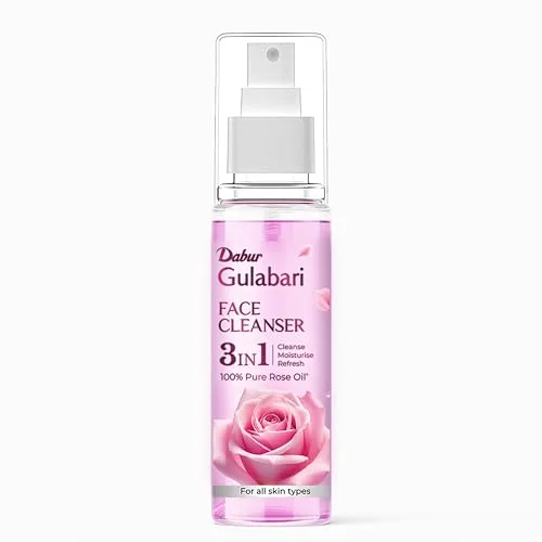 Dabur Gulabari Rose Glow Face Cleanser, Pack of 1,100 Ml at ₹59