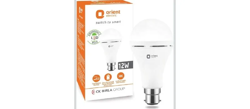 Orient Electric 12W Inverter LED Bulb at ₹217