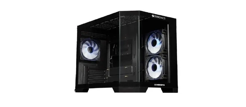Zebronics Cube Gaming PC Cabinet, Matx/itx Support, 360mm Radiator Support at ₹3,240