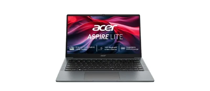 Acer Aspire Lite Metal AMD Ryzen 3 7330U 8GB DDR4 RAM/512GB at ₹42,000