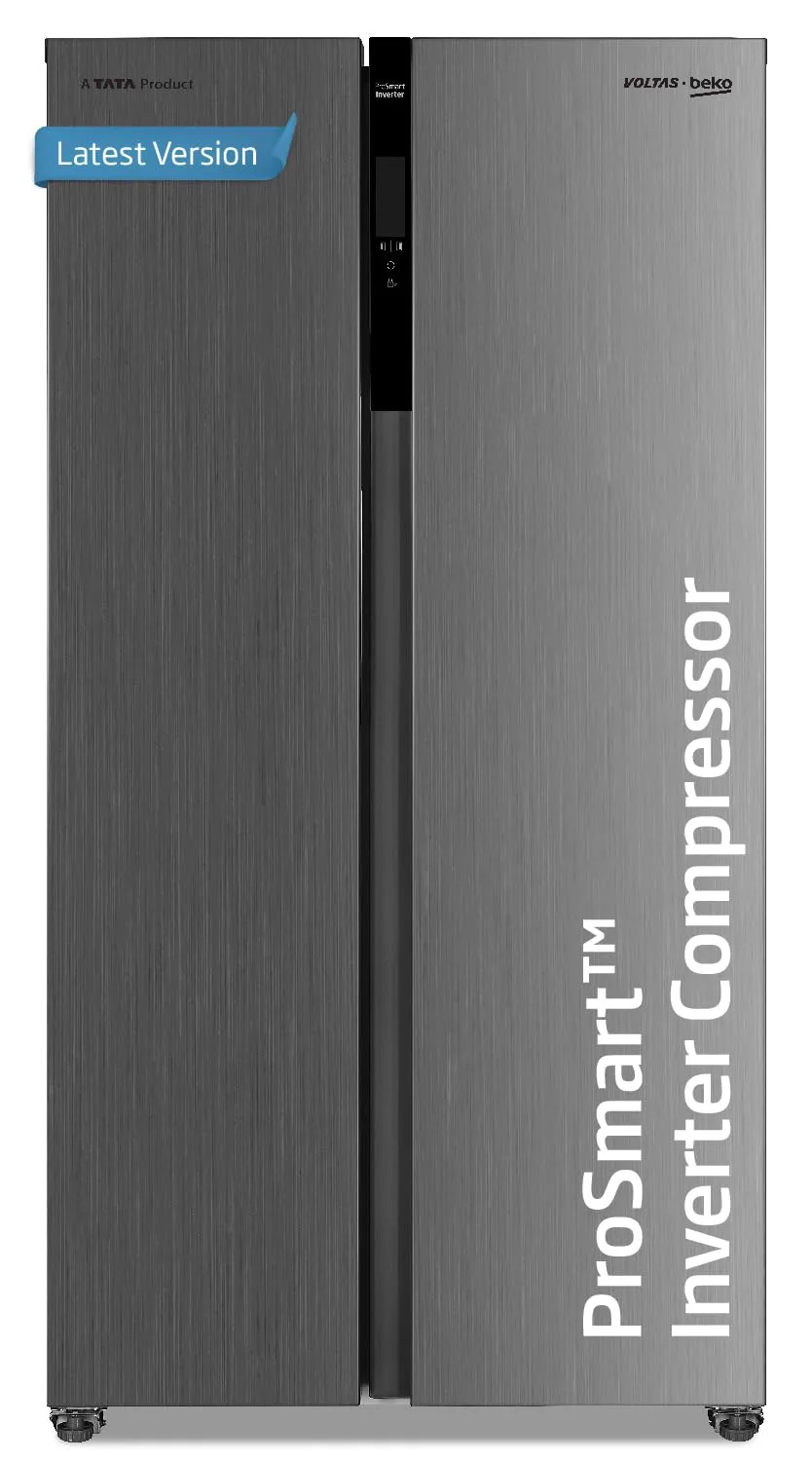 Handpicked Best Side-by-Side Refrigerator Deals Between 35,000 - 75,000 – Voltas Beko 472L Side-by-Side Frost Free Refrigerator at 38190 Effective at ₹35,240