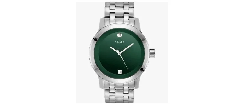 GUESS Round 44mm Green Dial Analog Men Watch - U11576G4M at ₹6,298