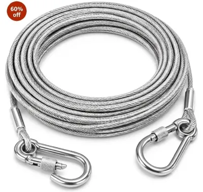 10 Meter Stainless Steel Clothesline Rope at ₹198