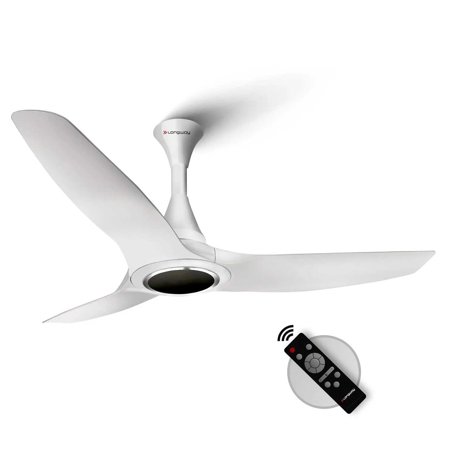 LONGWAY Glideon 1200mm BLDC Ceiling Fan with Remote Control at ₹3,999