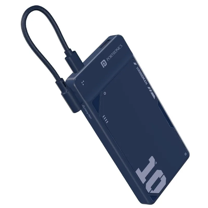 Portronics Luxcell Uno 10K 10000 mAh 22.5W Fast Charging Power Bank at ₹699