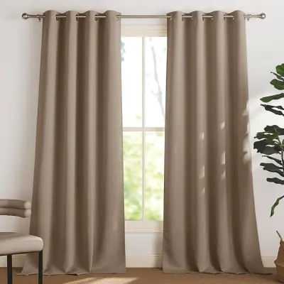 Galaxy Home Decor Premium Blackout Curtain for Window 4 Feet | Thermal Insulated Modern Window Curtain with Rings for Living Room & Bedroom  at ₹145