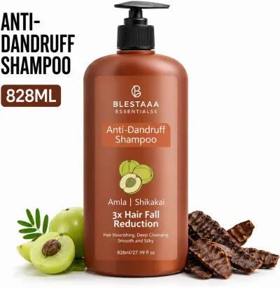 Blestaaa Essentialss Anti-Dandruff Shampoo (828 ml) at ₹126
