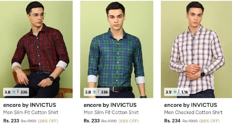 Men Formal Shirt from ₹233