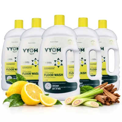 Vyom India Floor Cleaning Liquid 1L (Pack of 5) at ₹2,100