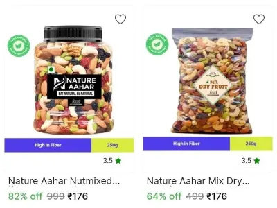 Mix dry fruits from ₹176