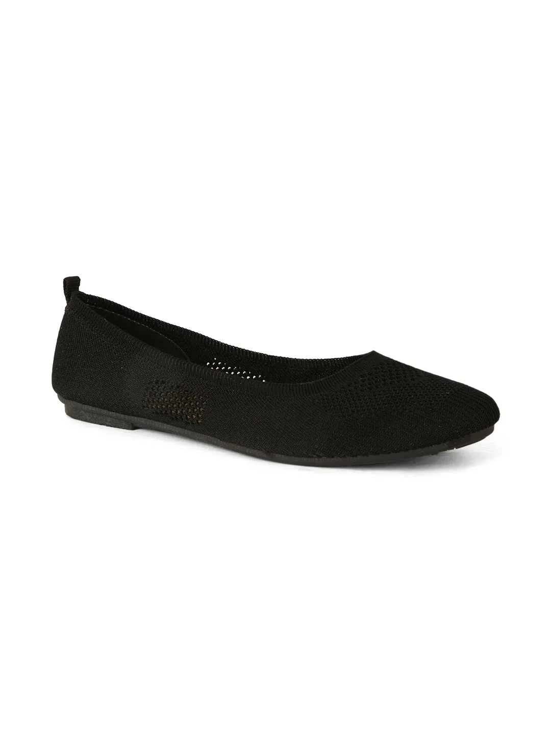 Loot: Bata Jess Women's Black Ballerina At ₹ at ₹459
