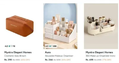 Makeup Organizers from ₹178