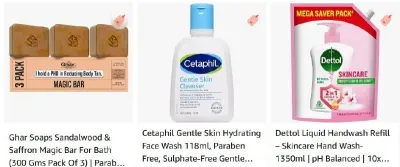 Min. 45% off + Extra 5% off | Vaseline, Neutrogena & more