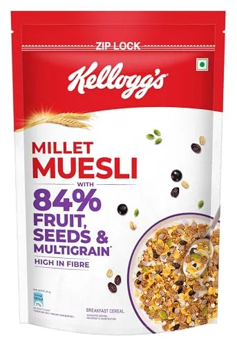 Kellogg's Millet Muesli with 84% Fruit, Seed & Multigrain| P at ₹279