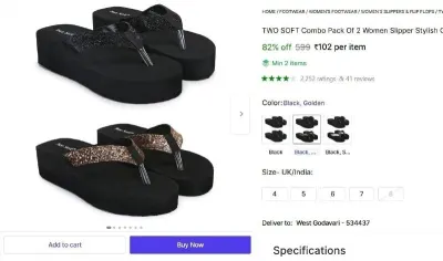 Daily Wear Slippers at ₹102