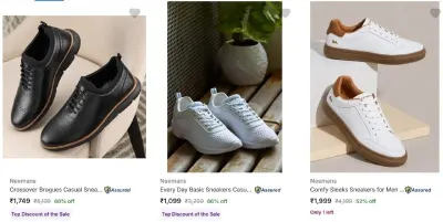 Upto 80% Off On Neemans Footwear
