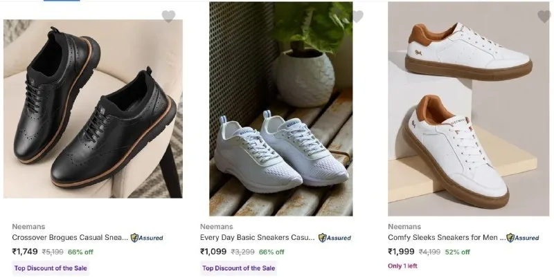 Upto 80% Off On Neemans Footwear