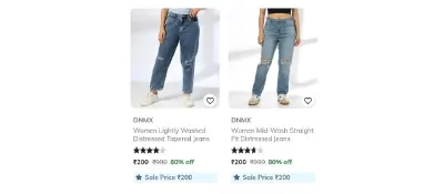 Women Jeans Jeggings at ₹200