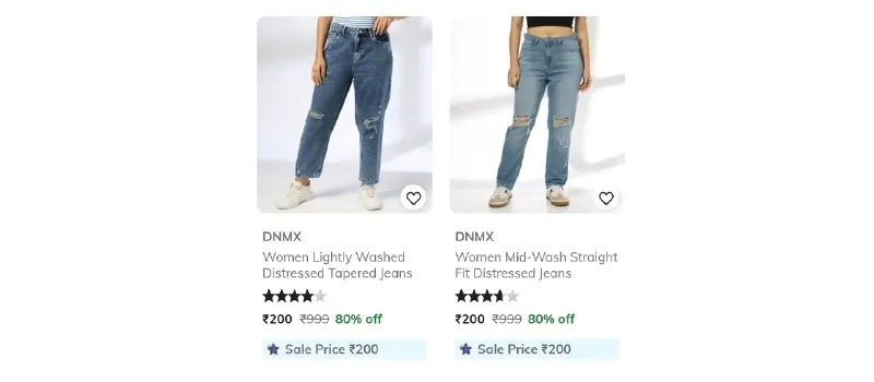 Women Jeans Jeggings at ₹200