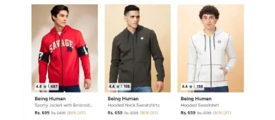 Upto 81% Off On Being Human Clothing