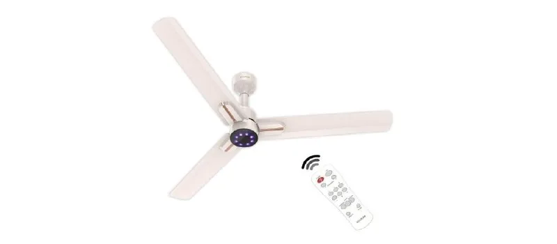 Polycab Wizzy Neo LED 1200mm BLDC Ceiling Fan with remote at ₹2,899