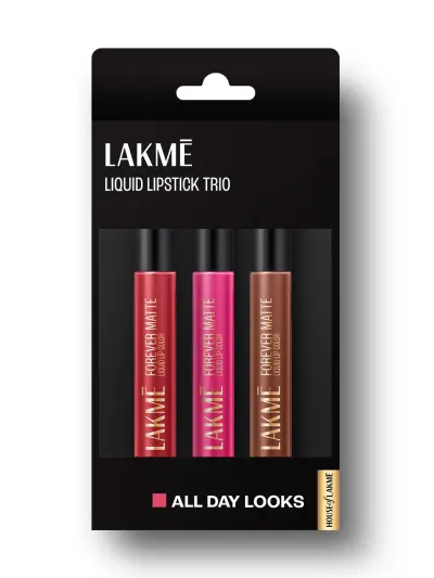 Lakme Liquid Lipstick Pack Of 3 at ₹311