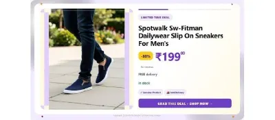 Dailywear Slip On Sneakers For Men's at ₹199