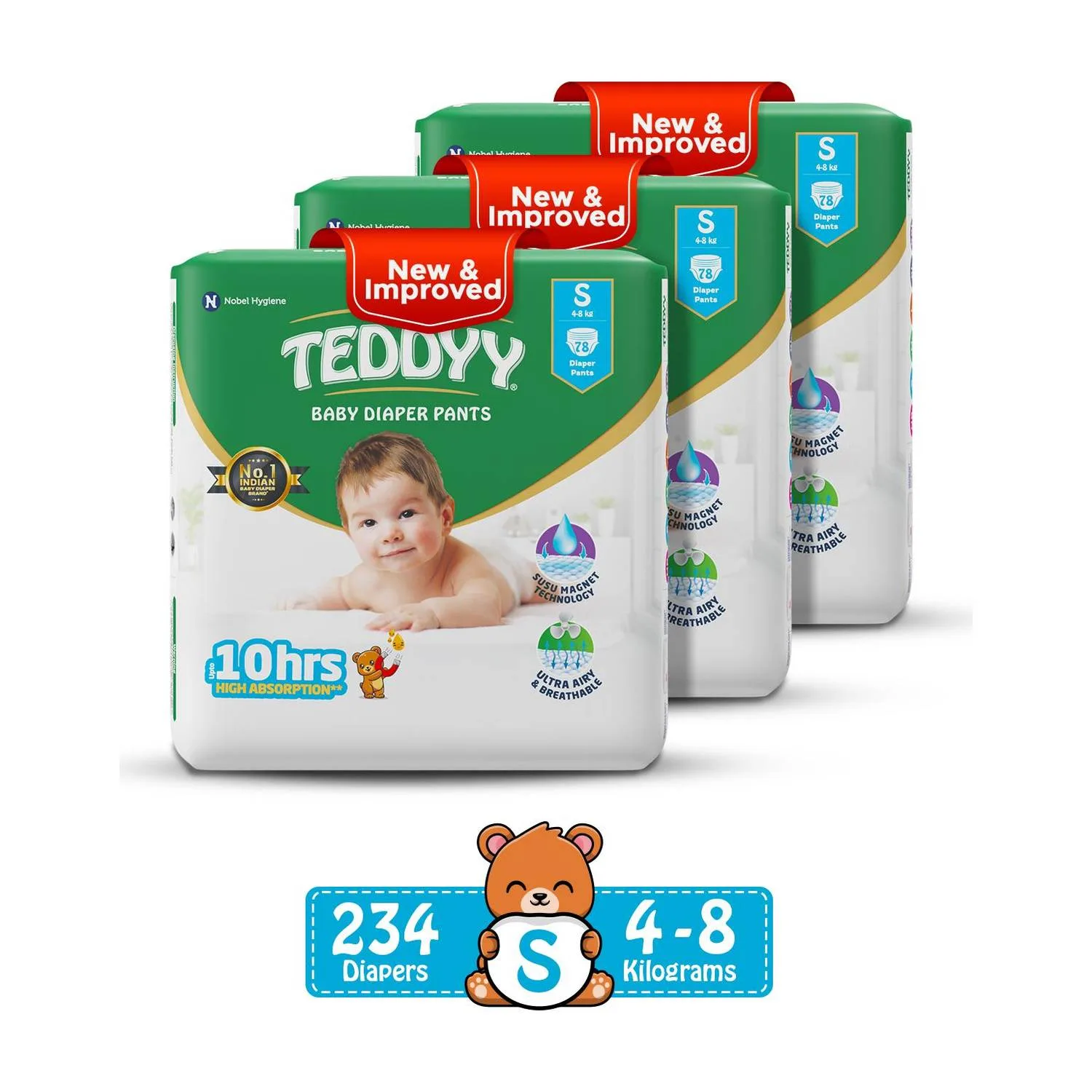 Teddyy Pants Diapers at ₹929