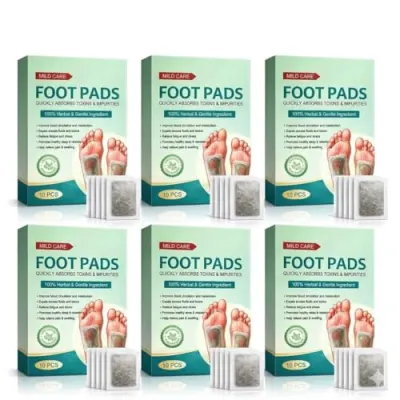 KASHIVAL Foot patch Herbal And Gentle Ingredient Detox Foot Pads, Natural Ingredients for Sleep Aid, Pain Relief, Toxin Removal and Acupoint at ₹148