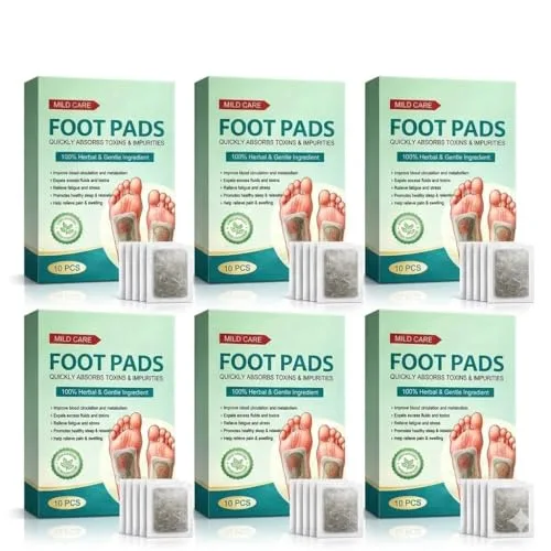 KASHIVAL Foot patch Herbal And Gentle Ingredient Detox Foot Pads, Natural Ingredients for Sleep Aid, Pain Relief, Toxin Removal and Acupoint at ₹148