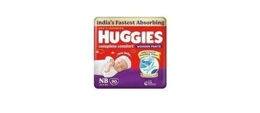 Huggies Wonder Pants (NB/XS), 90 Count at ₹439