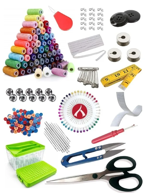 Aezzo 144 Pcs. Double Layer Tailoring Sewing Kit Box at ₹246