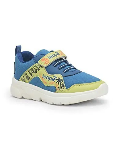 Liberty LEAP7X Pink & Royal Blue Sports Shoes for Kids - Padded Sports Wear at ₹441