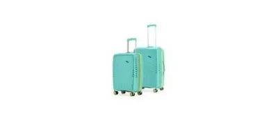 Core Set of 2 Trolley Bags Cabin + Medium Polypropylene Hard Suitcase at ₹1,899