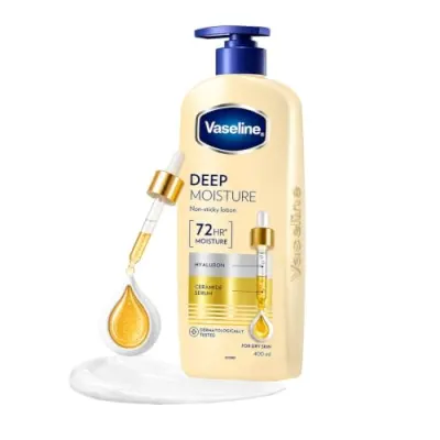 Vaseline Deep Moisture Body Lotion |For Dry Skin | Cushion S at ₹230