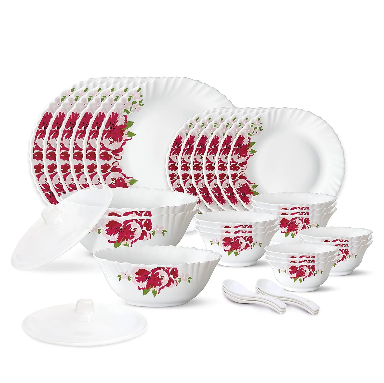 Larah by Borosil 35 Pieces Dinner Set at ₹1,399