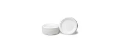 Ezee Disposable 9 Inch Round Bagasse Plates I Pack of 10 at ₹32