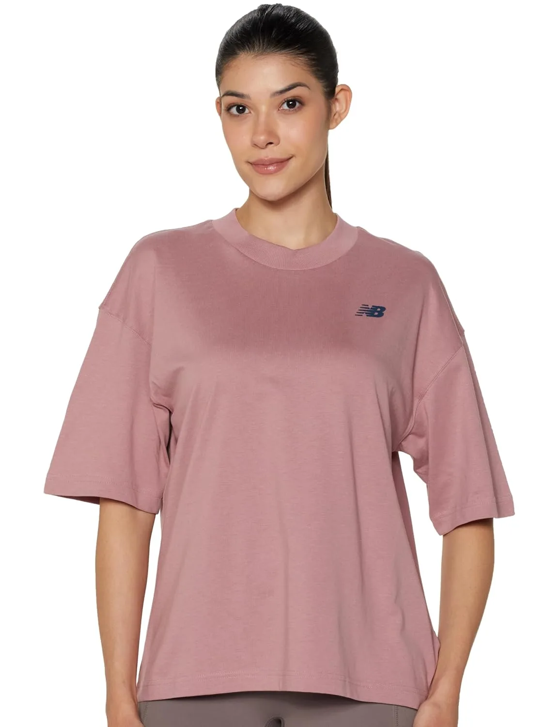 new balance Women's Oversized Fit T-Shirt at ₹579