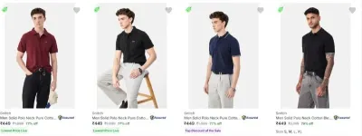Upto 80% Off - Snitch Men T-shirt's