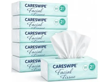 2 Ply Facial Tissue Box 100 Pulls Each Pack (200 Sheets) Pac at ₹99