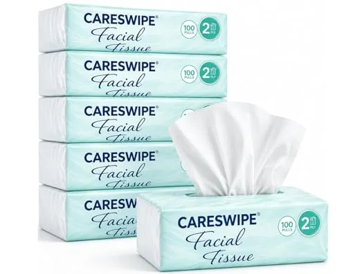 2 Ply Facial Tissue Box 100 Pulls Each Pack (200 Sheets) Pac at ₹99