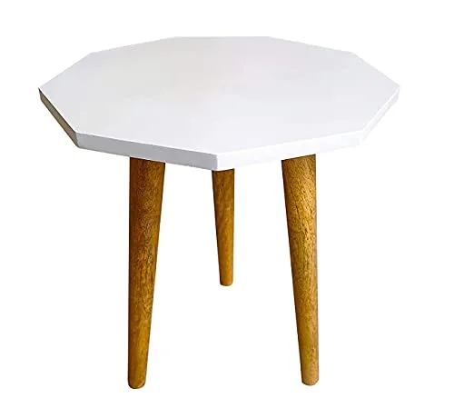 UHUD CRAFTS Beautiful Antique Wooden Fold-able Side Table/End Table/Plant Stand/Stool Living Room Kids Play Furniture Table Round Shape at ₹299