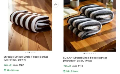 Blanket- Buy Products at ₹102