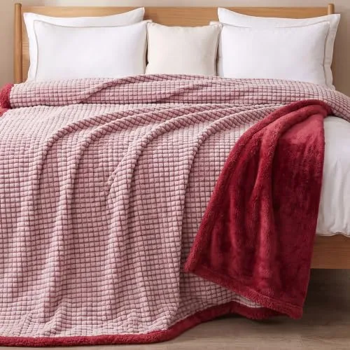 500 GSM Sherpa Printed Blanket – Apply 25% Off Coupon